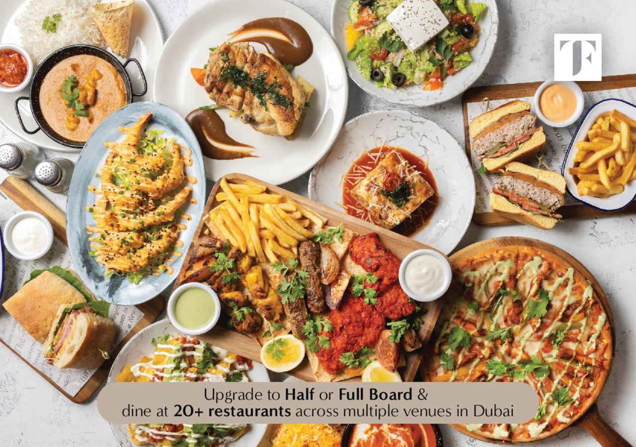 Hotel The First Collection Dubai Business Bay Zewnętrze zdjęcie Upgrade to Half or Full Board & dine at 20+ restaurants across multiple venues in Dubai